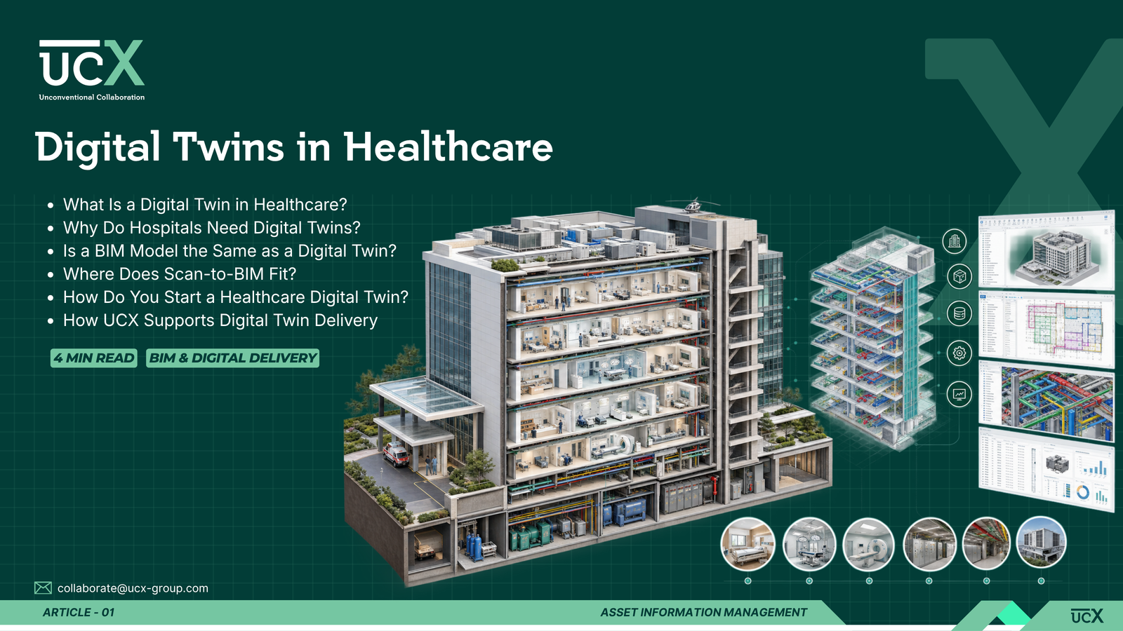 Digital Twins in Healthcare: How BIM Enables Smarter Hospital Operations